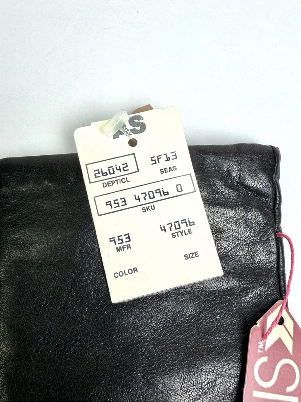 NWT Aris Dark Brown Leather Gloves Cashmere Lined Women’s Size 7.5 Vintage